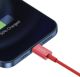 Καλώδιο USB Baseus USB-A - Lightning 1 m Κόκκινο (BSU2661RED)