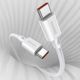 Καλώδιο USB Baseus USB-C - USB-C 1 m Λευκό (BSU2849WHT)