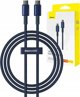 Καλώδιο USB Baseus USB-C - USB-C 1 m Μπλε (BSU4879)
