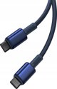 Καλώδιο USB Baseus USB-C - USB-C 1 m Μπλε (BSU4879)