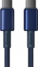 Καλώδιο USB Baseus USB-C - USB-C 1 m Μπλε (BSU4879)