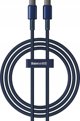 Καλώδιο USB Baseus USB-C - USB-C 1 m Μπλε (BSU4879)