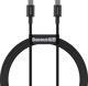 Καλώδιο USB Baseus USB-C - USB-C 1 m Μαύρο (BSU2848BLK)