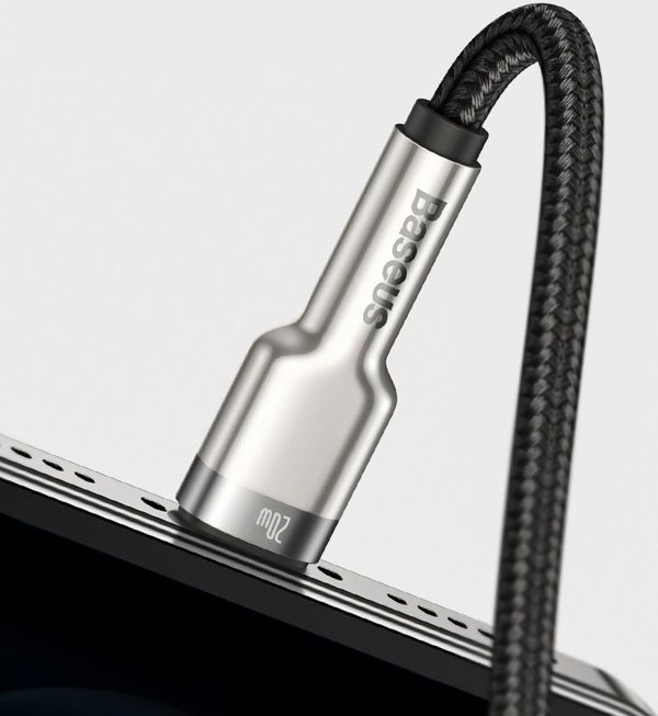 Καλώδιο USB Baseus USB-C - Lightning 2 m Μωβ (baseus_20210315153755)