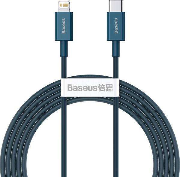 Baseus Superior Series Cable USB-C to iP 20W PD 2m blue (CATLYS-C03) (BASCATLYS-C03)