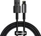 Baseus Tungsten Gold Cable USB To Ip 2.4a 1m Black (CALWJ-01) (BASCALWJ-01)