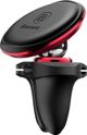 Baseus car holder magnetic with cable clip red new2 air vent 6932172648770