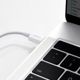 Καλώδιο USB Baseus USB-C - Lightning 1.5 m Λευκό (CATLYS-B02)
