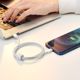 Καλώδιο USB Baseus USB-C - Lightning 1.5 m Λευκό (CATLYS-B02)