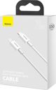 Καλώδιο USB Baseus USB-C - Lightning 1.5 m Λευκό (CATLYS-B02)