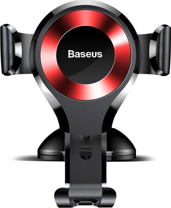 Βάση αυτοκινήτου Baseus Osculum Type Gravity Μαύρο/Κόκκινο (SUYL-XP09) (BASSUYL-XP09)
