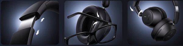 Ασύρματα ακουστικά Baseus Bass 35 Max Wireless Headphones γκρι
