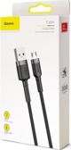 Καλώδιο USB Baseus USB-A - microUSB 3 m Μαύρο-γκρι (6953156296374)