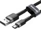 Καλώδιο USB Baseus USB-A - microUSB 3 m Μαύρο-γκρι (6953156296374)