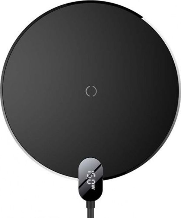 Φορτιστής Baseus Digital LED Επαγωγικός 1x USB-A 2 A (BSU3185BLK)