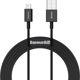 Καλώδιο USB Baseus USB-A - Lightning 2 m Μαύρο (BSU2659BLK)