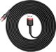 Καλώδιο USB Baseus USB-A - microUSB 3 m Μαύρο-κόκκινο (CAMKLF-H91)