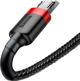 Καλώδιο USB Baseus USB-A - microUSB 3 m Μαύρο-κόκκινο (CAMKLF-H91)