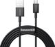 Καλώδιο USB Baseus USB-A - microUSB 2 m Μαύρο (BSU2823BLK)