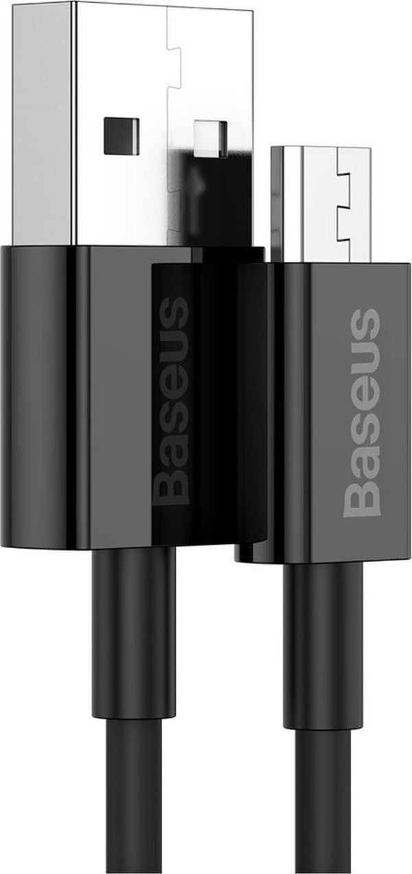 Καλώδιο USB Baseus USB-A - microUSB 2 m Μαύρο (BSU2823BLK)