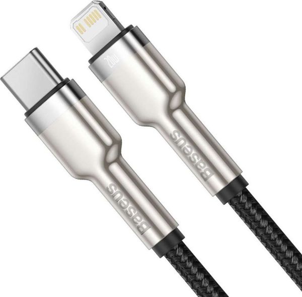 Καλώδιο USB Baseus USB-C - Lightning 2 m Μαύρο (CATLJK-B01)