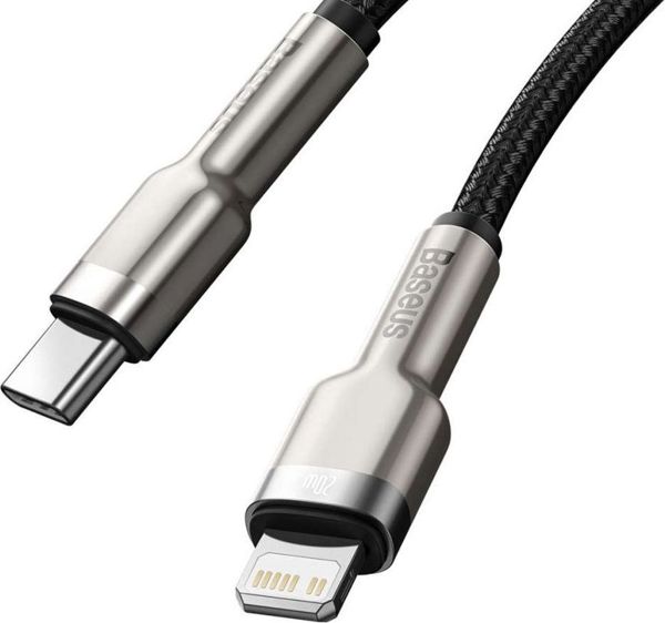 Καλώδιο USB Baseus USB-C - Lightning 2 m Μαύρο (CATLJK-B01)