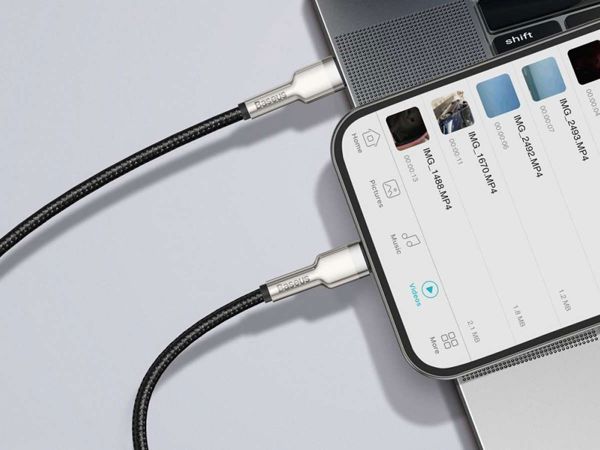 Καλώδιο USB Baseus USB-C - Lightning 2 m Μαύρο (CATLJK-B01)