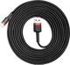 Καλώδιο USB Baseus USB-A - Lightning 3 m Μαύρο-κόκκινο (CALKLF-R91)