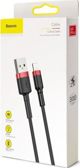 Καλώδιο USB Baseus USB-A - Lightning 3 m Μαύρο-κόκκινο (CALKLF-R91)
