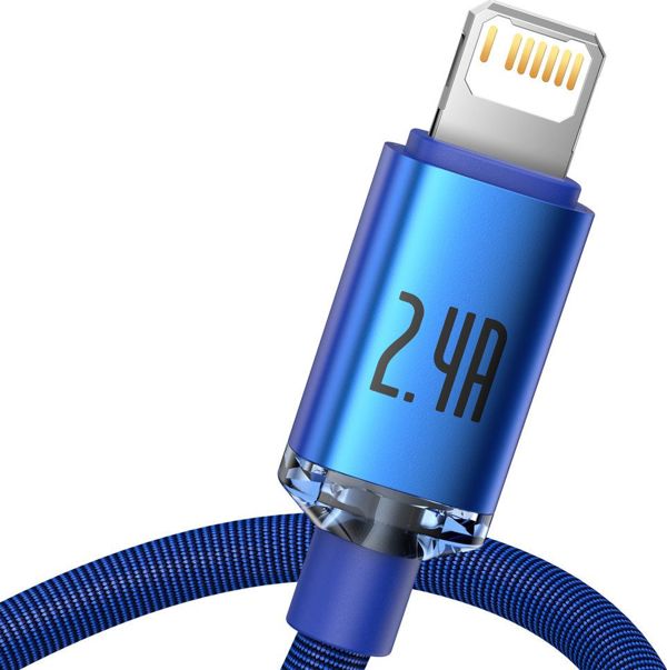 Καλώδιο USB Baseus USB-A - Lightning 2 m Μπλε (BSU3025BLU)