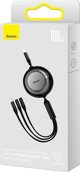 Baseus USB-C - USB-C + microUSB + καλώδιο Lightning 1,1 m Μαύρο (CAMJ010201) 11540427 6932172609139