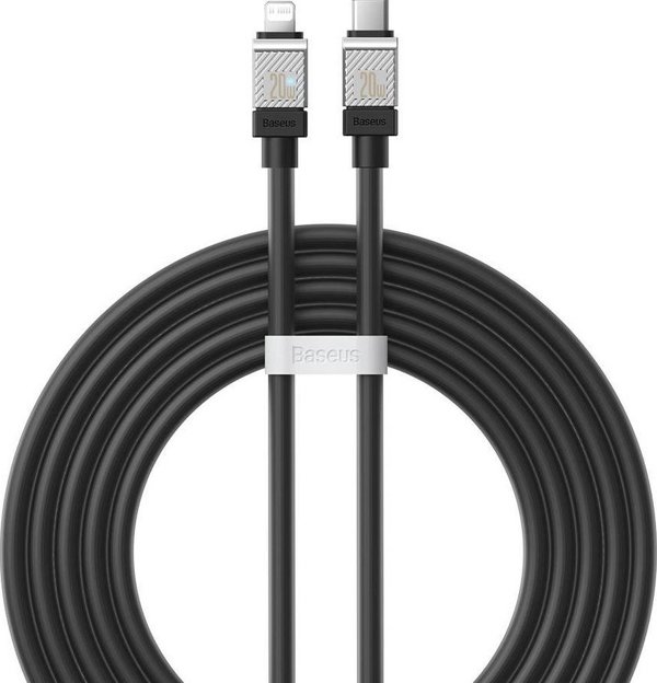 Καλώδιο USB Baseus USB-C - Lightning 1 m Μαύρο (BRA012824)
