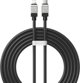 Καλώδιο USB Baseus USB-C - Lightning 1 m Μαύρο (BRA012824)