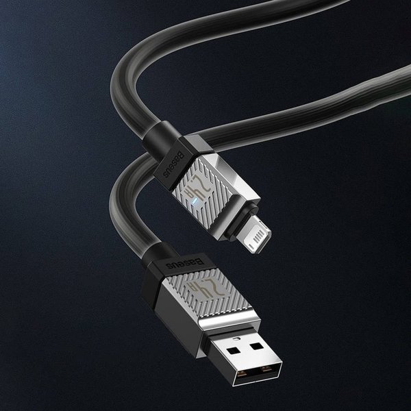 Καλώδιο USB Baseus USB-C - Lightning 1 m Μαύρο (BRA012824)