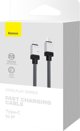 Καλώδιο USB Baseus USB-C - Lightning 1 m Μαύρο (BRA012824)
