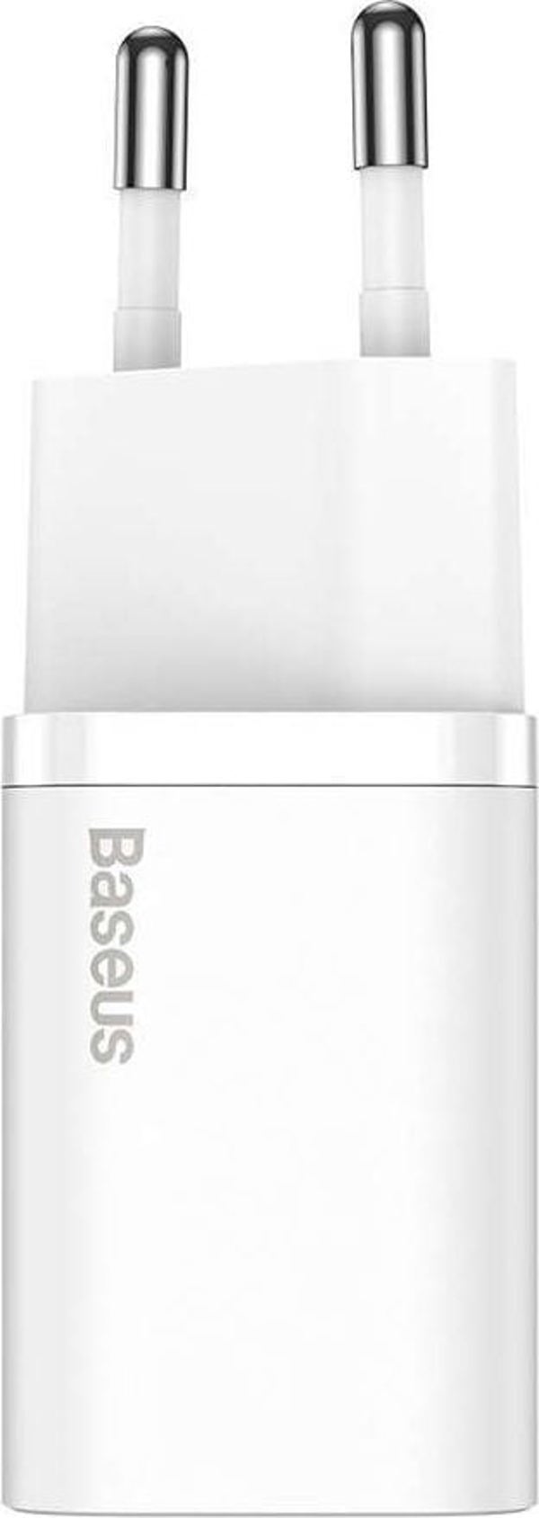 Baseus Φορτιστής Χωρίς Καλώδιο με Θύρα USB-C 30W Power Delivery Λευκός (Super Si) (CCSUP-J02) (BASCCSUPJ02)