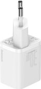 Baseus Φορτιστής Χωρίς Καλώδιο με Θύρα USB-C 30W Power Delivery Λευκός (Super Si) (CCSUP-J02) (BASCCSUPJ02)