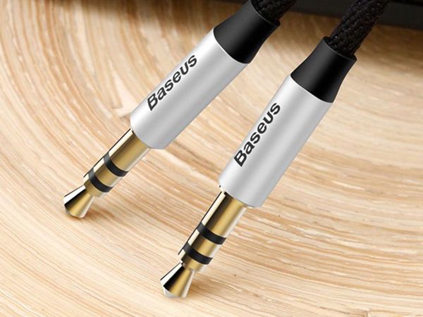 Καλώδιο Baseus Jack 3.5mm - Jack 3.5mm 1m μαύρο (27890-uniw)
