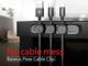 Baseus Cable Clip Peas Black (ACWDJ-01) (BASACWDJ-01)