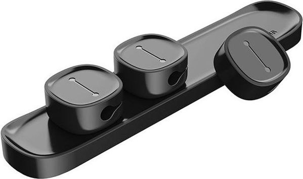Baseus Cable Clip Peas Black (ACWDJ-01) (BASACWDJ-01)