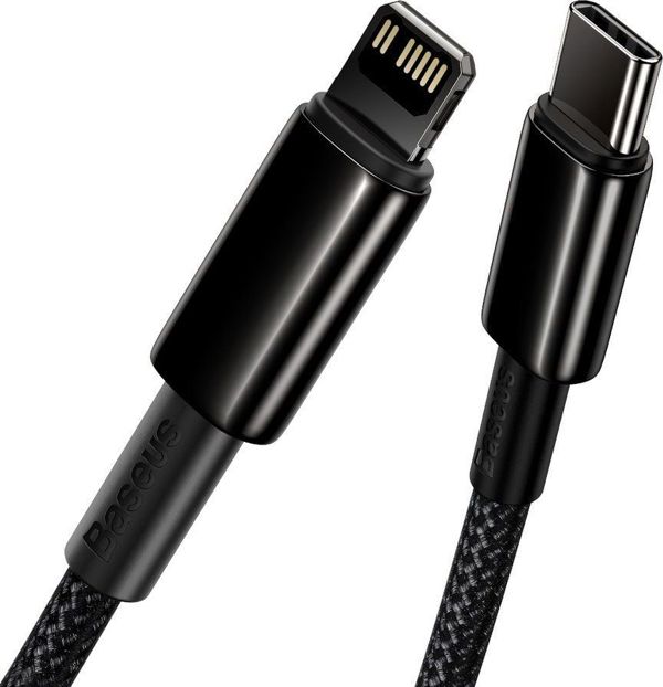 Καλώδιο USB Baseus USB-C - Lightning 2 m Μαύρο (6953156232044)