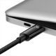Καλώδιο USB Baseus USB-C - USB-C 1 m Μαύρο (CAWJ040001)