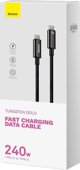 Καλώδιο USB Baseus USB-C - USB-C 1 m Μαύρο (CAWJ040001)