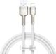 Καλώδιο USB Baseus USB-A - Lightning 1 m Λευκό (CALJK-A02)