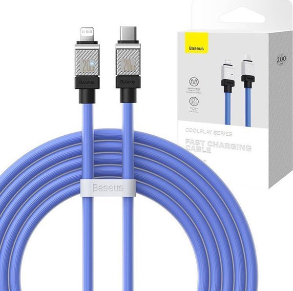 Καλώδιο USB Baseus USB-C - Lightning 2 m Μαύρο (CAKW000103)
