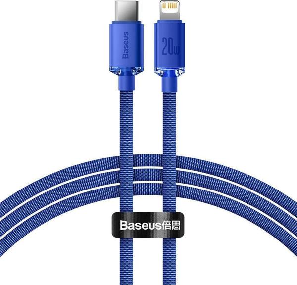 Καλώδιο USB Baseus USB-C - Lightning 1.2 m Μπλε (baseus_20220224141920)