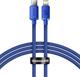 Καλώδιο USB Baseus USB-C - Lightning 1.2 m Μπλε (baseus_20220224141920)