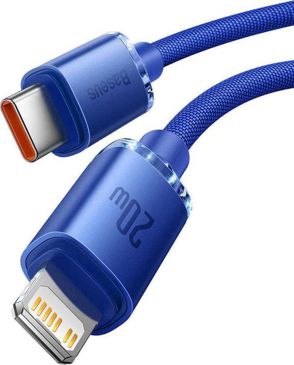 Καλώδιο USB Baseus USB-C - Lightning 1.2 m Μπλε (baseus_20220224141920)