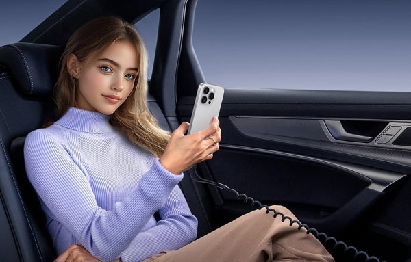 Φορτιστής αυτοκινήτου Baseus 60W 2xUSB-C + ενσωματωμένο καλώδιο USB-C, Lightning (Μαύρη)
