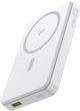 Powerbank Baseus Airpow II 10000mAh Qi2 με MagSafe 22,5W με καλώδιο Baseus Simple Series USB-C - USB-C 20V/3A (30cm) - λευκό